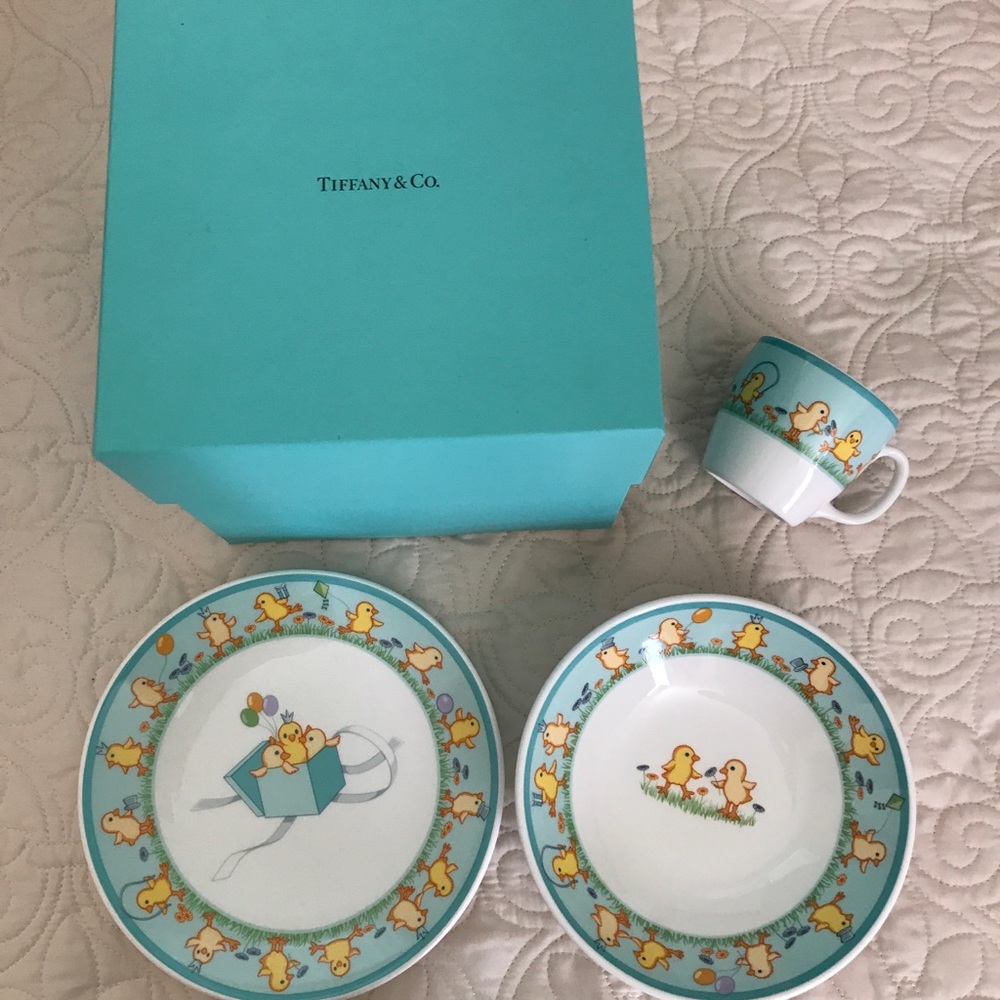 Tiffani Baby Plate Set